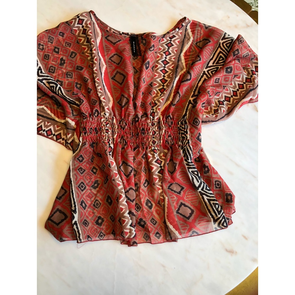Tribal Patterned Top by Behave